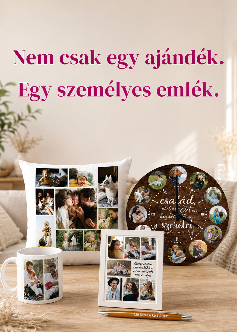Egyedi fényképes ajándékok